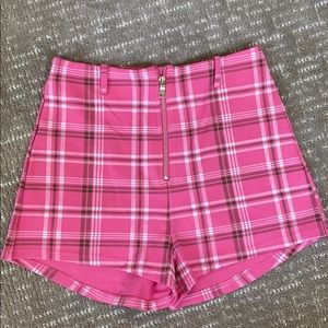 I Am Gia Polaris Plaid Shorts